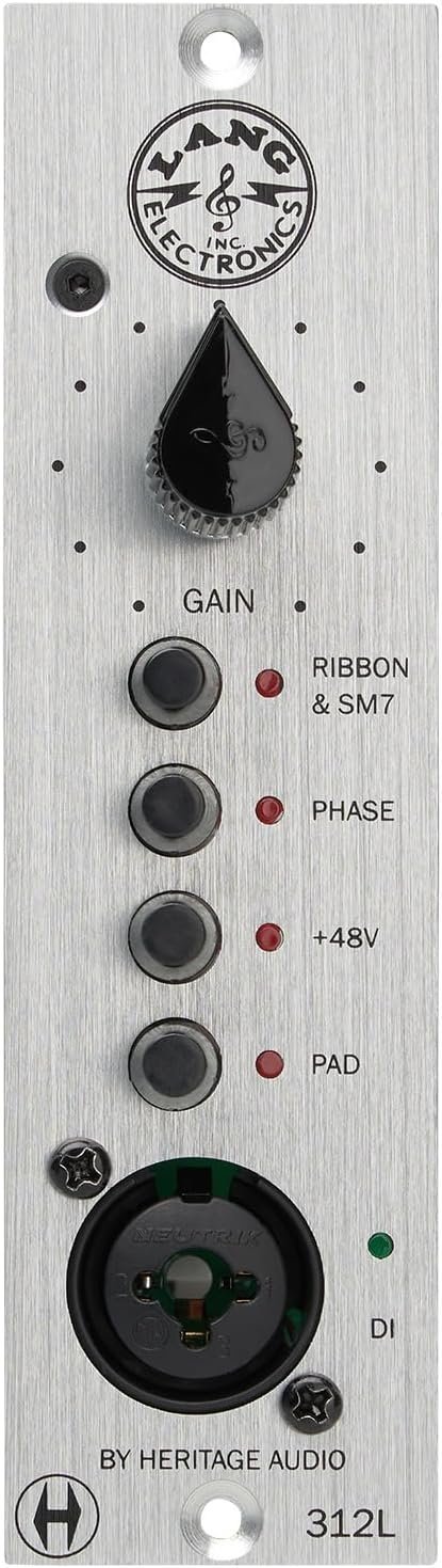 Heritage Audio Lang 312L 500 Series Microphone Preamp