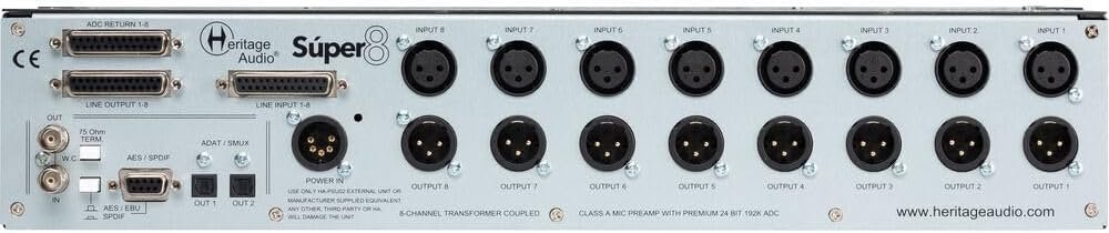 Heritage Audio Super 8 8-channel Mic Preamp