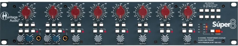 Heritage Audio Super 8 8-channel Mic Preamp