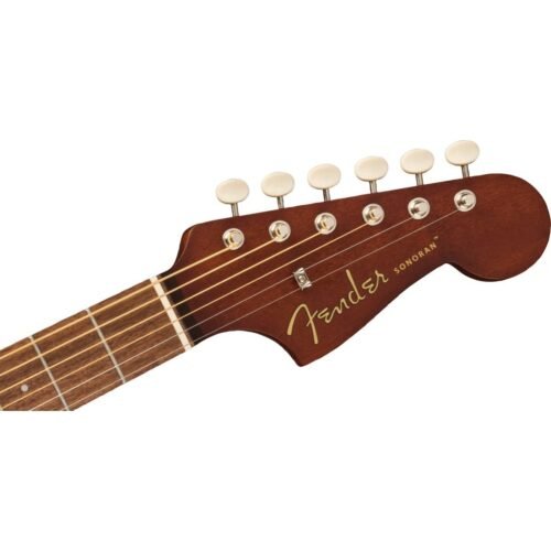 Fender FSR Sonoran Mini Walnut Fingerboard w/Competition Stripes Acoustic Guitar - Candy Apple Red