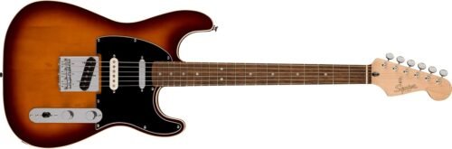 Fender Paranormal Custom Nashville Stratocaster Electric Guitar 0377042516 Chocolate 2-Color Sunburst