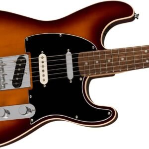 Fender Paranormal Custom Nashville Stratocaster Electric Guitar 0377042516 Chocolate 2-Color Sunburst