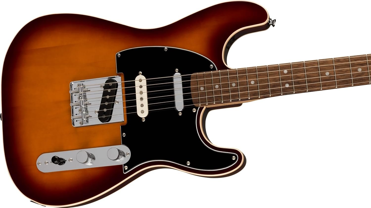 Fender Paranormal Custom Nashville Stratocaster Electric Guitar 0377042516 Chocolate 2-Color Sunburst