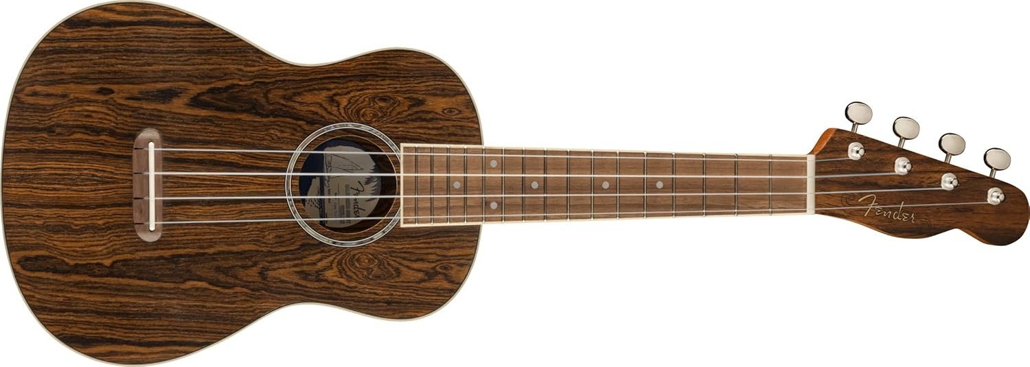 Fender Zuma Exotic Concert Ukulele, Bocote