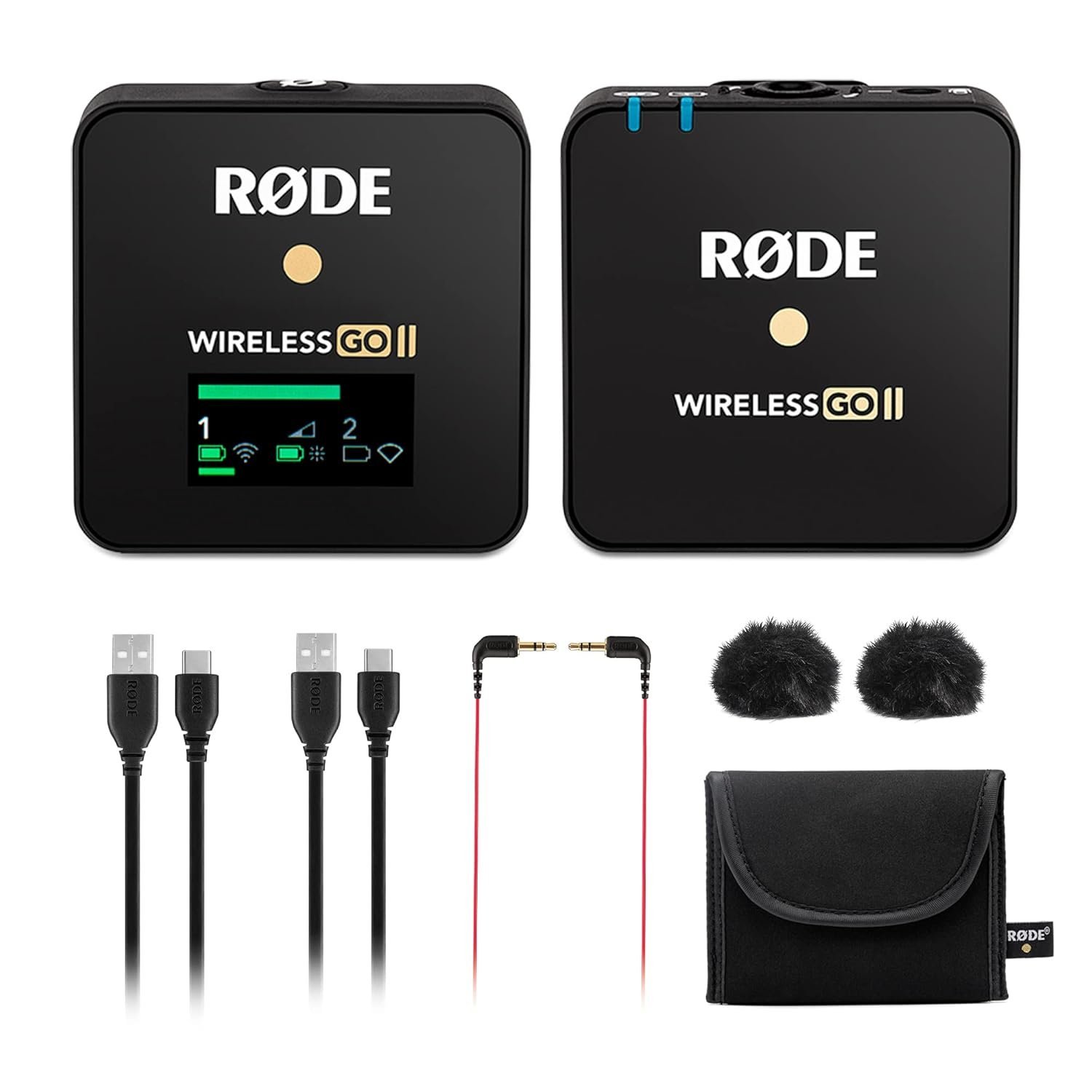 680f567599027044e6367d45886e248ce698073c8c79f6dc8b0fe.jpg Rode Wireless GO II Single Channel Wireless Microphone System, Black (Model Number : Wireless Go II Single)