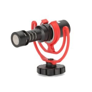 Rode Videomicro Compact On-Camera Unidirectional Wired Microphone with Rycote Lyre Shock Mount, Black Rode Videomicro Compact On-Camera Unidirectional Wired Microphone with Rycote Lyre Shock Mount, Black