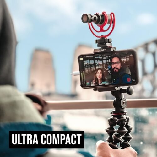 Rode Videomicro Compact On-Camera Unidirectional Wired Microphone with Rycote Lyre Shock Mount, Black Rode Videomicro Compact On-Camera Unidirectional Wired Microphone with Rycote Lyre Shock Mount, Black