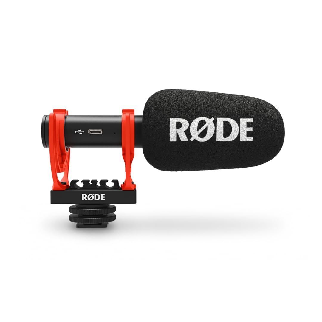 680f578b7cd760bce096c43f74f96ae6fe63f0016a3868fc8c1ef.jpg Rode VMGOII USB Video Mic GO II Lightweight Directional Microphone