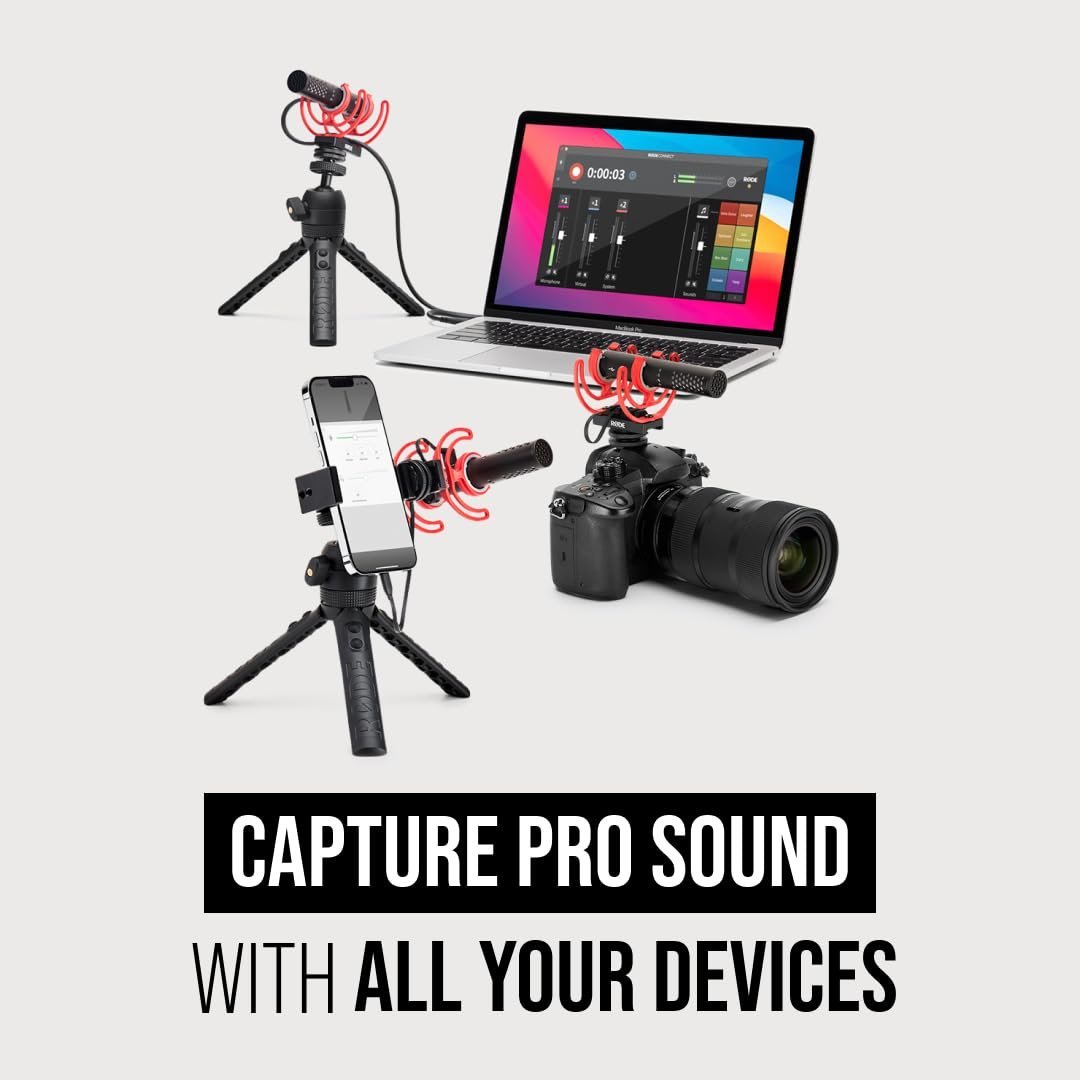680f578fbb47f324723b6229670e360066311d43a90812fbbbbba.jpg Rode VMGOII USB Video Mic GO II Lightweight Directional Microphone