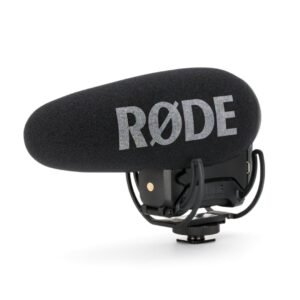 Rode USB Videomic Pro+ Compact Directional On-Camera Shotgun Condenser Microphone (Black)