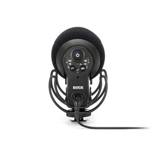 Rode USB Videomic Pro+ Compact Directional On-Camera Shotgun Condenser Microphone (Black)