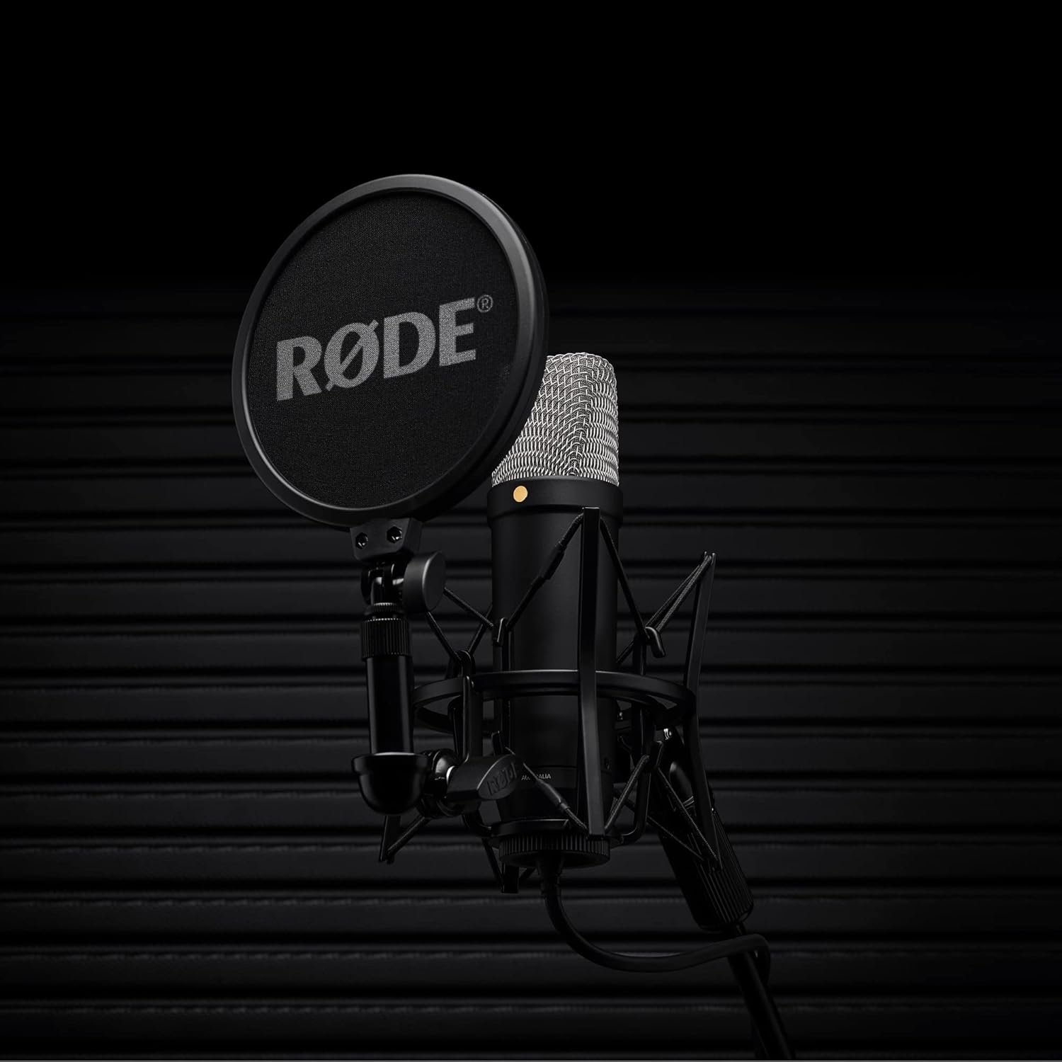 680f57ca9f2f82c7e0e10261f7bc43ec82d88b4e03386a04535e8.jpg Rode Nt1 5Th Generation Large-Diaphragm Studio Condenser Microphone with XLR and USB Outputs, Shock Mount and Pop Filter for Music Production, Vocal Recording and Podcasting (Black)