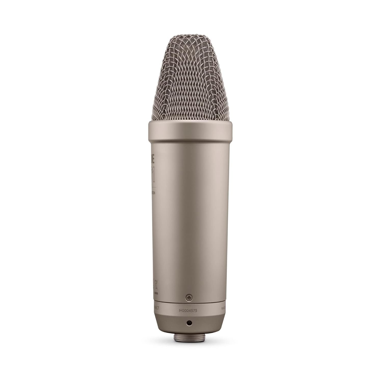 Rode Nt1 5Th Generation Large-Diaphragm Studio Condenser Microphone with XLR and USB Outputs, Shock Mount and Pop Filter for Music Production, Vocal Recording and Podcasting (Silver)