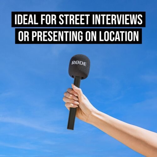 RODE Interview GO Handheld Adaptor for Rode Wireless Microphones (Black)