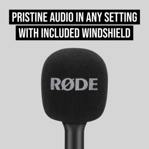 RODE Interview GO Handheld Adaptor for Rode Wireless Microphones (Black)