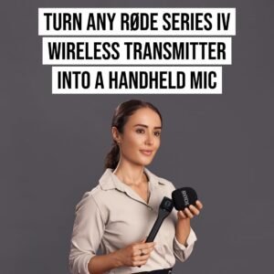 RODE Interview GO Handheld Adaptor for Rode Wireless Microphones (Black)