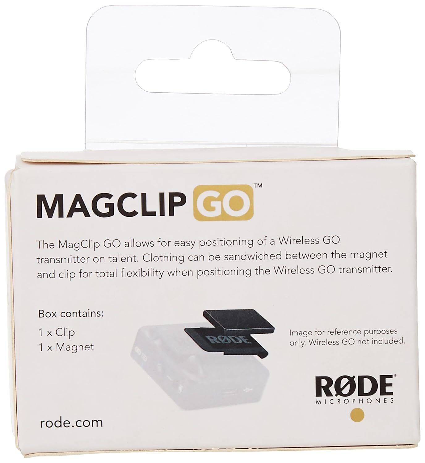 Rode MagClip GO Magnetic Clip for Wireless GO (Black)