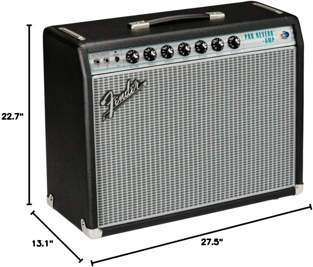 Fender 68 Custom Princeton Reverb 1x10 inch 12-watt Tube Combo Amplifier