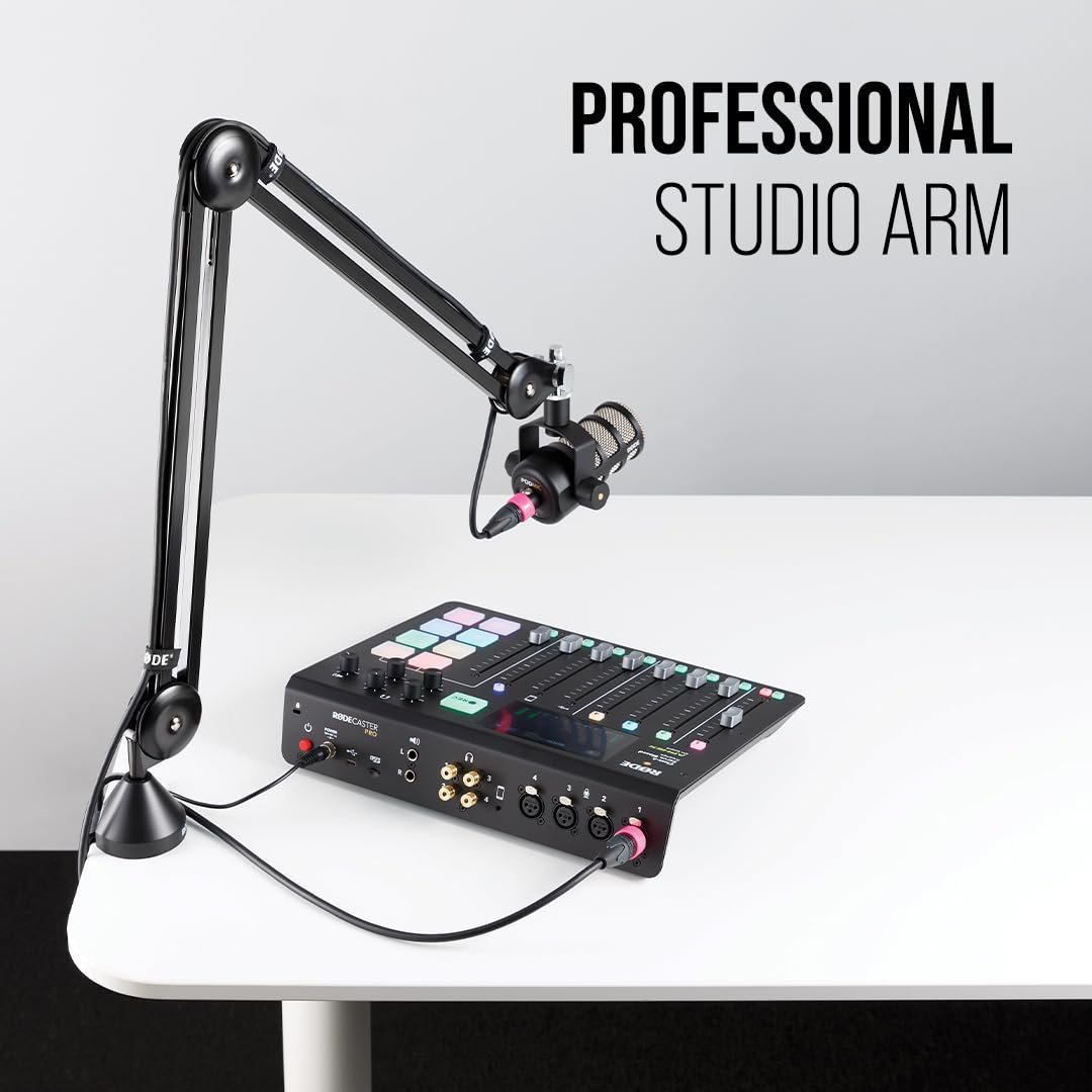 680f5c285d8f49be648d9159b2847ddbc05b1a906518ee9cc624f.jpg Rode PSA1 Studio Boom Arm for Broadcast Microphones
