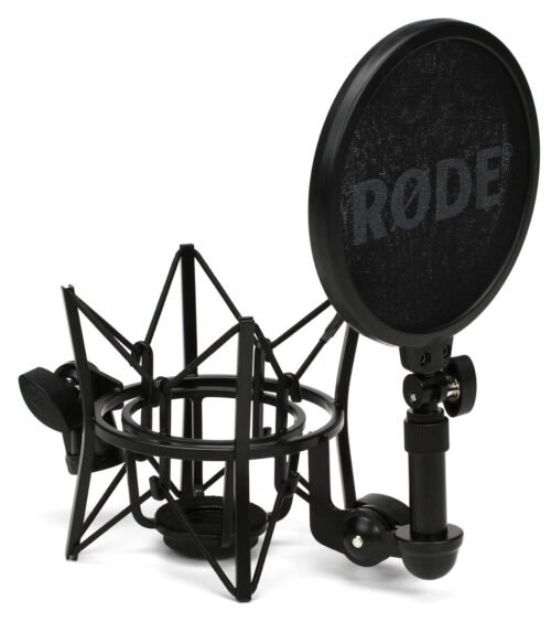 680f604cc680a5673def1f0465392b322e53108c0d8069bf300b9.jpg Rode SM6 Shock Mount with Detachable Pop Filter