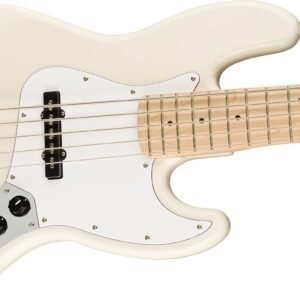 680f7210c8bf2c92f3e6b0ae7043ea38ca2e2b01f610f6be394d2.jpg Fender Squier Affinity Jazz Bass V Maple Olympic White 378652505