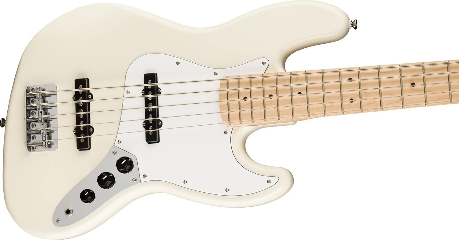 680f7210c8bf2c92f3e6b0ae7043ea38ca2e2b01f610f6be394d2.jpg Fender Squier Affinity Jazz Bass V Maple Olympic White 378652505