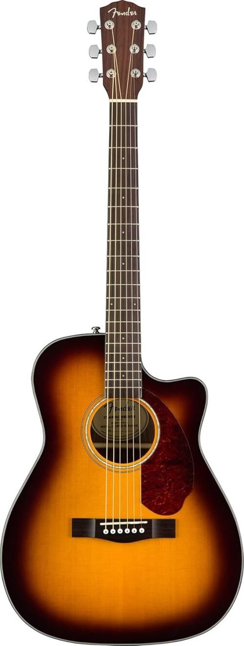 680f78f0abe4606b87bde5ba02e35ab14d5a9680be3f476c8f2c7.jpg Fender CC-140SCE Concert Single-Cutaway Acoustic-Electric Guitar With Case - Sunburst 0970253332