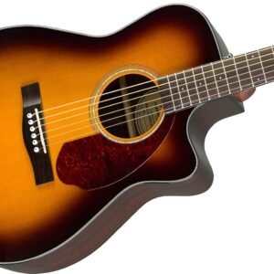 Fender CC-140SCE Concert Single-Cutaway Acoustic-Electric Guitar With Case - Sunburst 0970253332