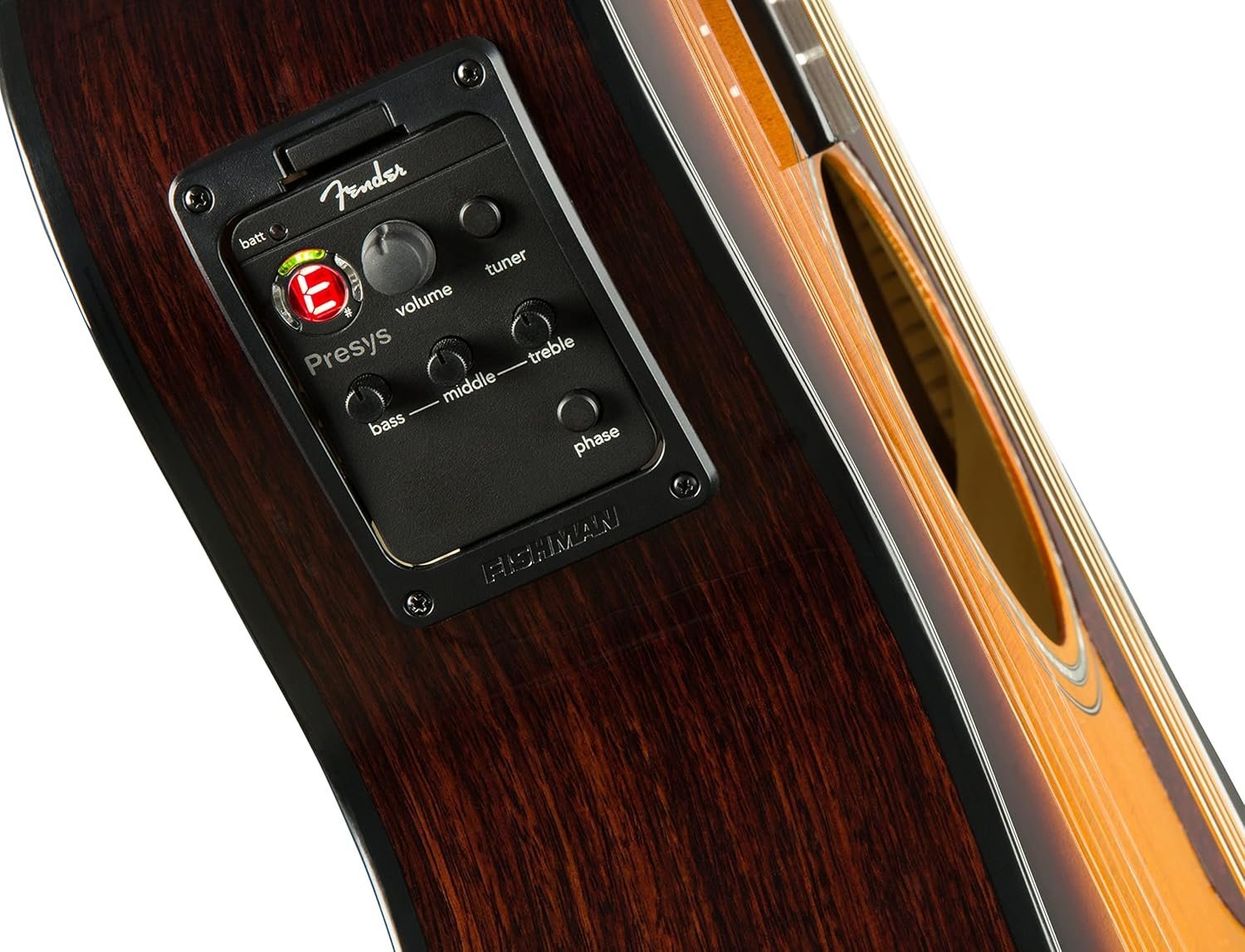 Fender CC-140SCE Concert Single-Cutaway Acoustic-Electric Guitar With Case - Sunburst 0970253332