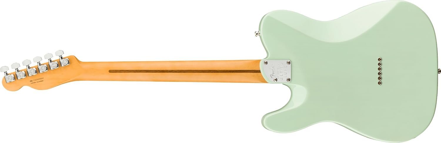Fender American Ultra Luxe Telecaster Electric Guitar 0118080735 - Transparent Surf Green
