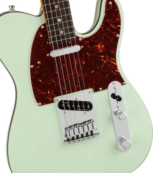 Fender American Ultra Luxe Telecaster Electric Guitar 0118080735 - Transparent Surf Green