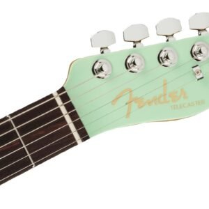 Fender American Ultra Luxe Telecaster Electric Guitar 0118080735 - Transparent Surf Green