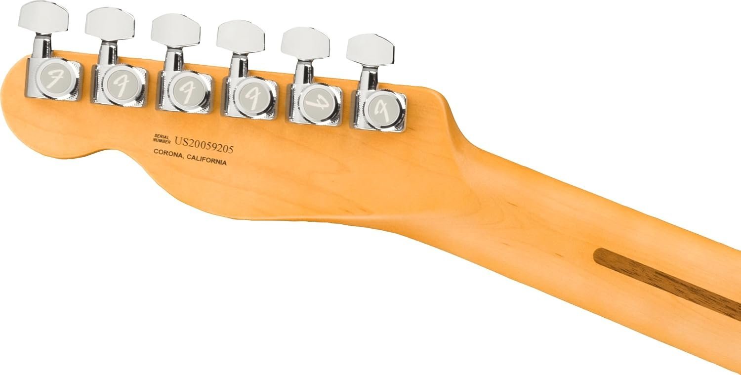 Fender American Ultra Luxe Telecaster Electric Guitar 0118080735 - Transparent Surf Green