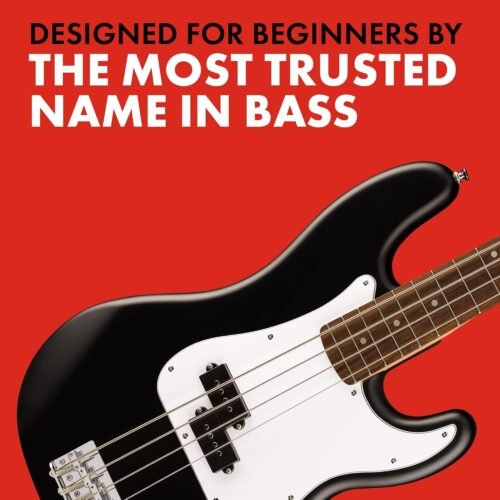 Fender Squier Debut Precision Bass Guitar 0379700506 - Black Fender Squier Debut Precision Bass Guitar 0379700506 - Black