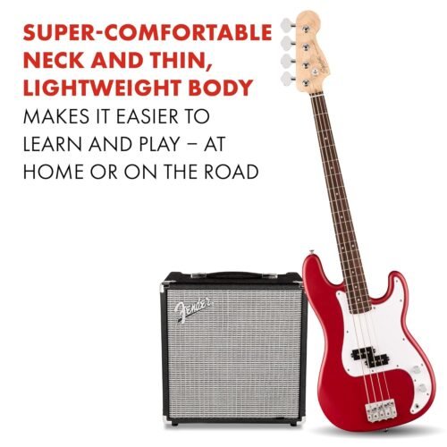 Fender Squier Debut Precision Bass Guitar 0379700554 - Dakota Red Fender Squier Debut Precision Bass Guitar 0379700554 - Dakota Red