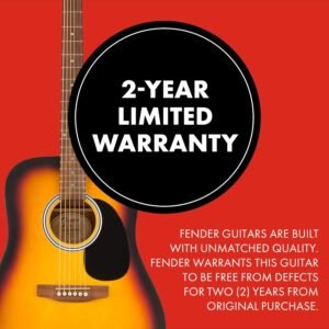 Fender FA25 Dreadnought Acoustic Guitar 0971910032 - Sunburst