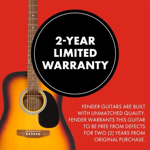 Fender FA25 Dreadnought Acoustic Guitar 0971910032 - Sunburst