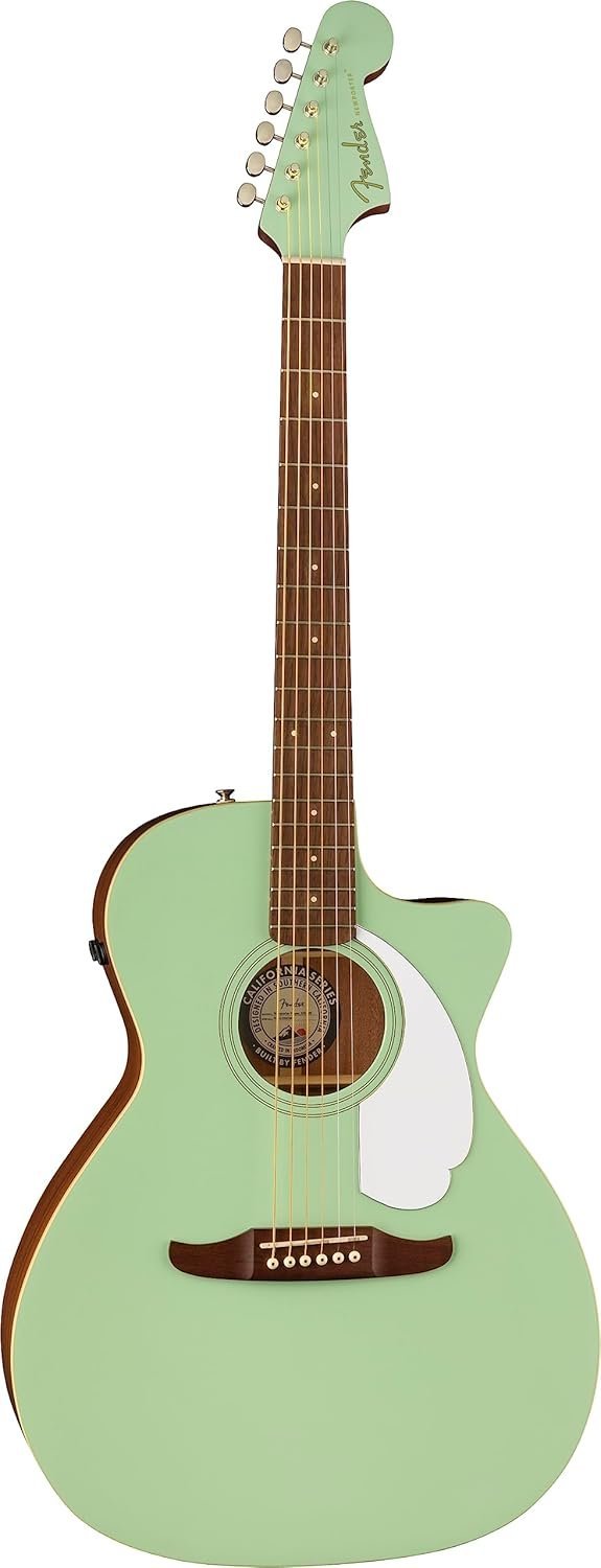 Fender Newporter Player Electro Acoustic Guitar 0970743557 - Surf Green