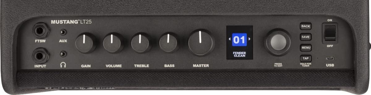 Fender Mustang LT25 25-Watt Guitar Amplifier 02311104000