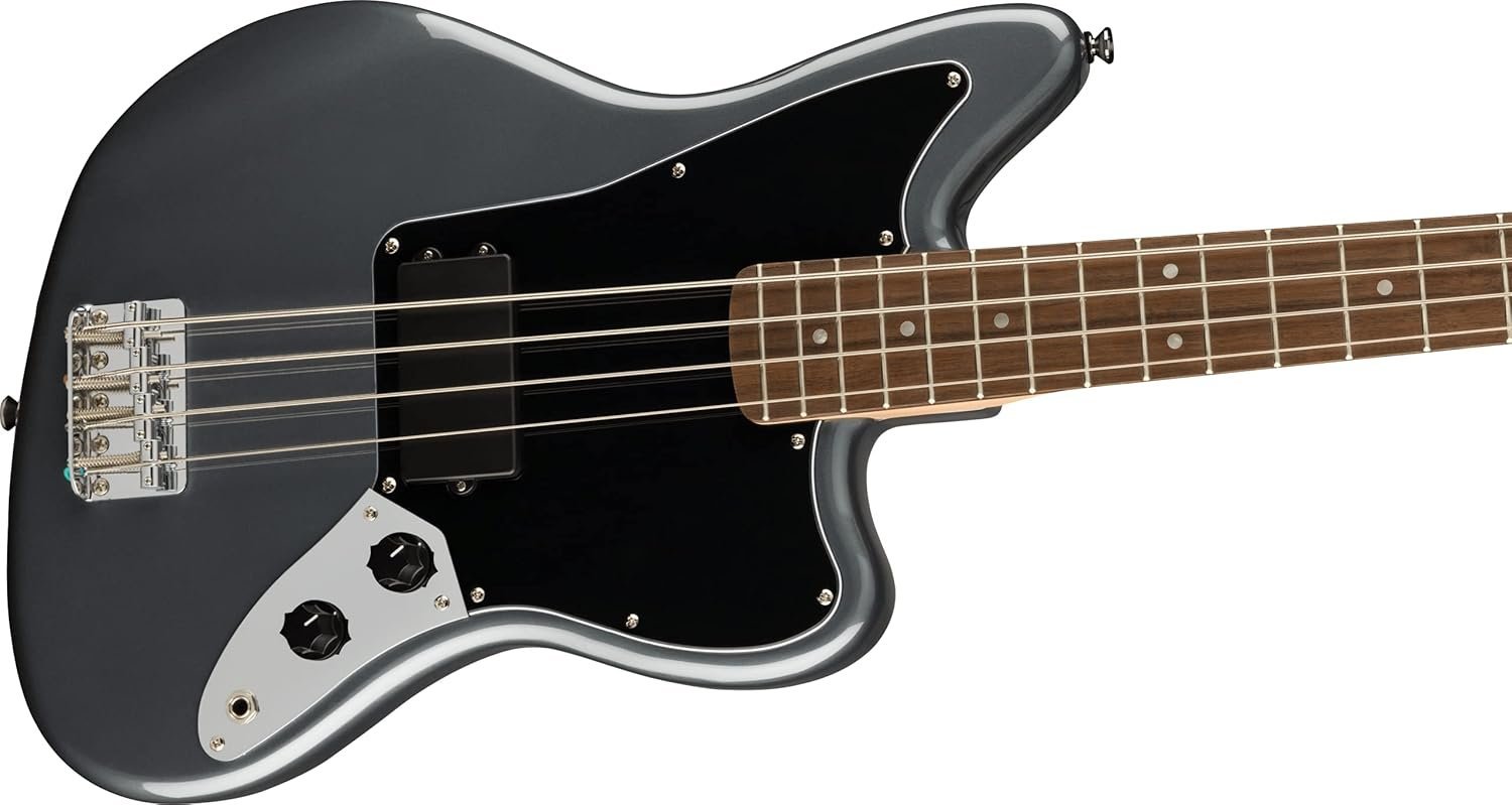 Fender Squier Affinity Jaguar Bass Laurel Charcoal Frost Metallic 0378501569