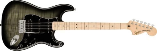 Fender Squier Affinity Stratocaster FMT HSS Maple Fingerboard Electric Guitar - Black Burst 0378153539