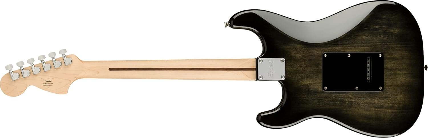 Fender Squier Affinity Stratocaster FMT HSS Maple Fingerboard Electric Guitar - Black Burst 0378153539