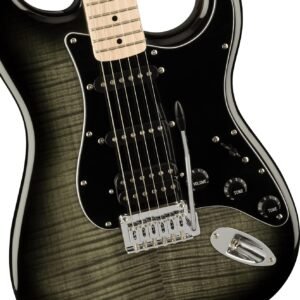Fender Squier Affinity Stratocaster FMT HSS Maple Fingerboard Electric Guitar - Black Burst 0378153539