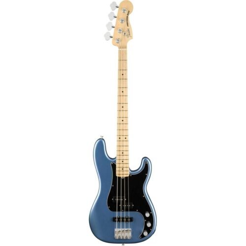Fender American Performer Precision Bass Maple Fingerboard Electric Guitar 0198602302 - Satin Lake Placid Blue