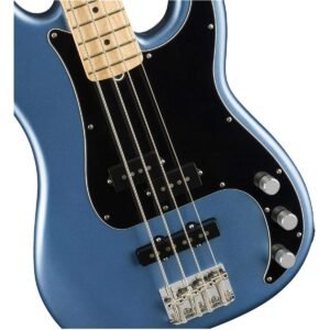 Fender American Performer Precision Bass Maple Fingerboard Electric Guitar 0198602302 - Satin Lake Placid Blue