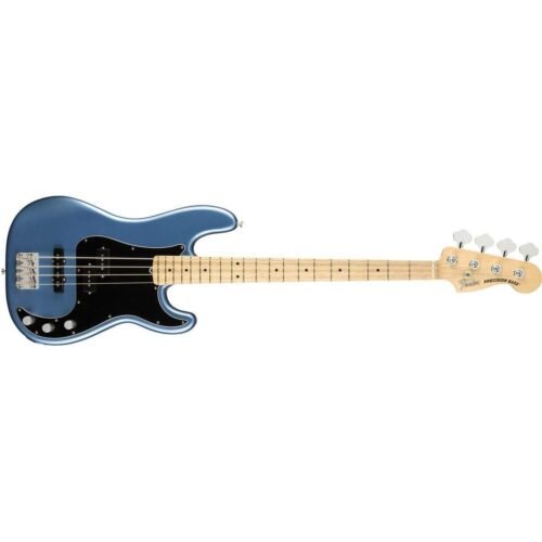 Fender American Performer Precision Bass Maple Fingerboard Electric Guitar 0198602302 - Satin Lake Placid Blue