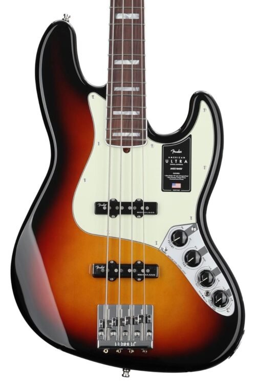 Fender American Ultra Jazz Bass, Ultraburst, Rosewood Fingerboard
