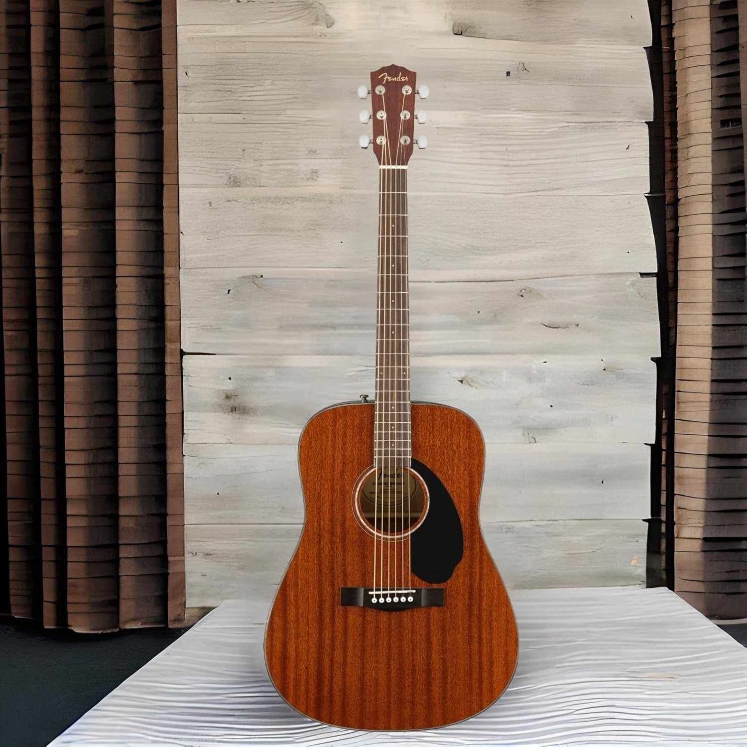 6814b8ff6bf2df071730b06efbdac47906271917575cf5d8628e8-1.jpg Fender Acoustic Guitar Dreadnought Solid CD60S Mahogany 970110022