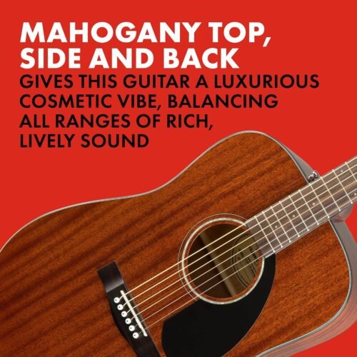 Fender Acoustic Guitar Dreadnought Solid CD60S Mahogany 970110022