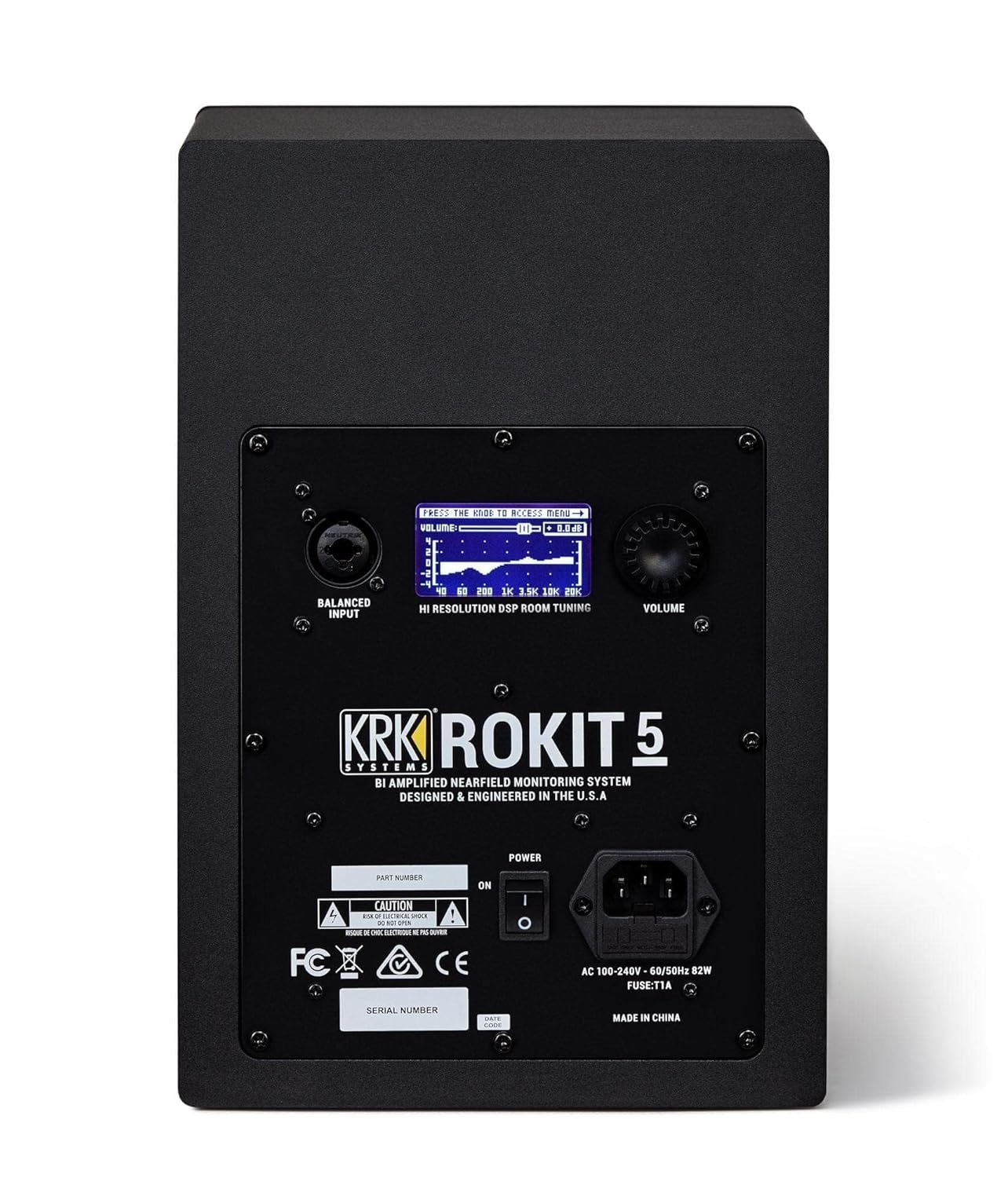KRK ROKIT RP5 G4 cm 12.7 cm (5") Powered Computer Studio Monitor Speakers (Black, Single)